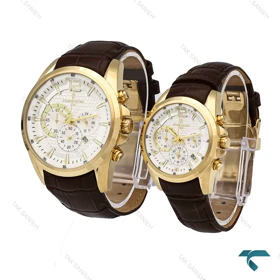 ساعت رومنسون ست طلایی صفحه سفید Romanson-5939-S