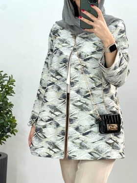 مانتو ژاکارد مغزی دوزی هدی