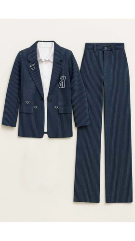 کت و شلوار دیپلمات گلدوزی 55280