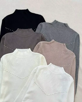 پلیور بافت سینه مروارید کد 5303