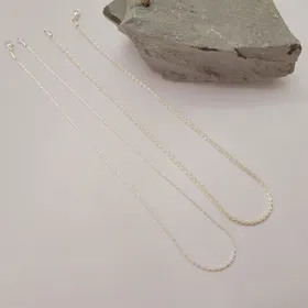 گردنبند خاویاری آبکاری نقره