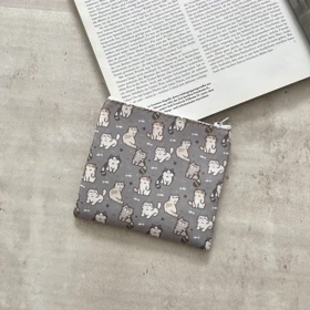 کیف نگهدارنده پد بهداشتی (سانیتاری) زنانه چرم مصنوعی فانتزی ظرفیت 3 تا 4 پد