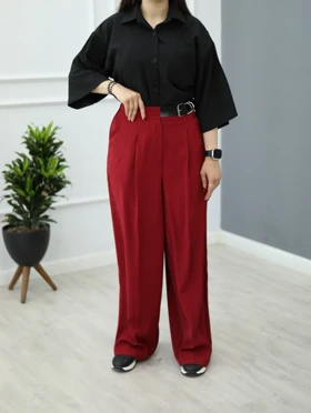 شلوار مازراتی کمربند دار