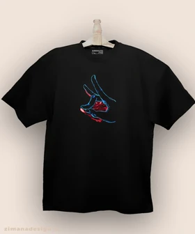 تیشرت لش مردانه و زنانه طرح جوجوتسو کایزن کد 957