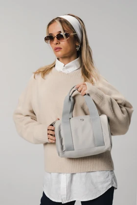 کیف دستی و دوشی زنانه دیوید جونز DAVID JONES مدل CM7488 (طوسی روشن)