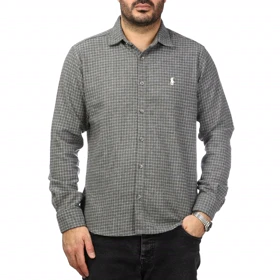 پیراهن آستین بلند پشمی مردانه مدل 6103896