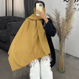 شال پاییزه راه راه