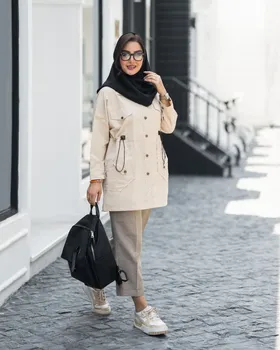 مانتو کمرگت زنانه