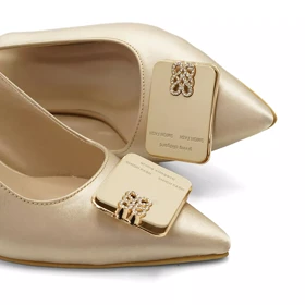 کفش مجلسی زنانه پاشنه‌دار 5 سانت مدل 400945 _ sandal valentino