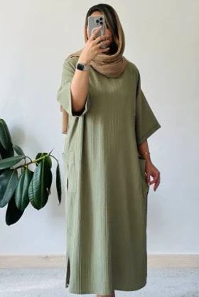 پیراهن مانتویی دلسا 6