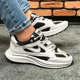 کتانی اسپرت مردانه مدل نایک NIKE رنگ سفید مشکی
