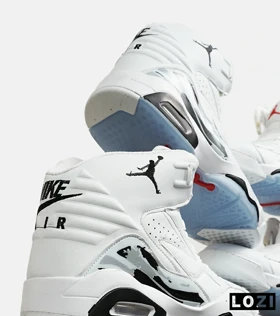 کفش کتانی ساق‌دار مردانه سفید Nike air jordan 6