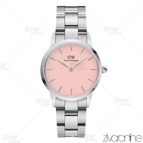 ساعت دنیل ولینگتون آیکونیک لینک زنانه صفحه صورتی 104101