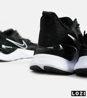 کفش کتانی مردانه و زنانه مشکی سفید NIKE zoom x
