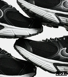 کفش کتانی مردانه و زنانه مشکی سفید نایک NIKE v5 RNR
