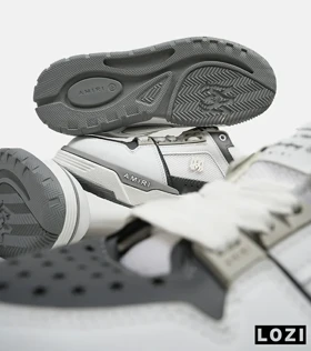کفش کتانی سفید خاکستری AMIRI MA2 Leather