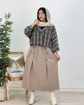 کت و دامن بوکله سارال(32)کد:4660