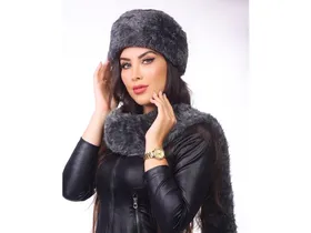 کلاه شال روسی طوسی