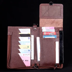 کیف دوشی و دستی چرم یلسان مدل کارن کد 012-GF