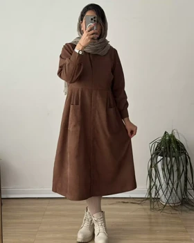 پیراهن مانتویی پاییزه سوگل 4
