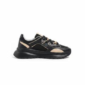 کفش کتانی برشکا مدل Sunny مشکی کرم کد 295245