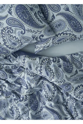 سرویس روتختی دو نفره Bella Maison مدل Paisley ساتن - آبی
