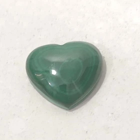 نگین مالاکیت قلبی کد 1