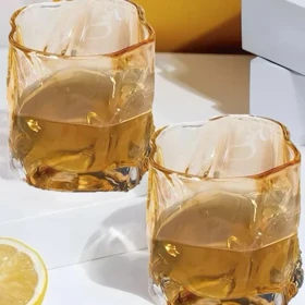 لیوان دفرمه 3 عددی شامپاینی