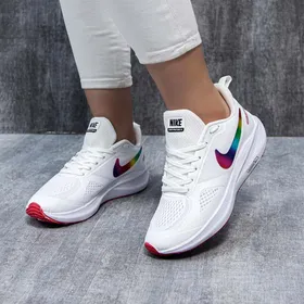 کتانی ست مردانه زنانه مدل نایک ایر زوم گاید nike air zoom guide رانینگ سفید هفت رنگ