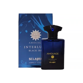 ادوپرفیوم مردانه اسکلاره Sclaree مدل آمواج اینترلود بلک ایریس Amouage Interlude Black Iris حجم 30 میل