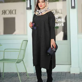 بافت اکریلیک سایز بزرگ زمستانه مدل گیسو کد 334