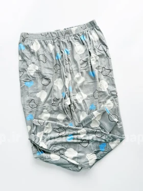 شلوار مخمل استیکردار