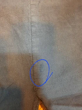 پیراهن مانتویی دریا ( دارای ایراد جزیی )