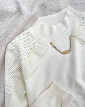 پلیور بافت گپ سرشانه چین کد 5422