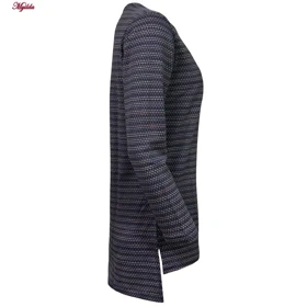 ست تیشرت آستین بلند و شلوار زنانه کوزا آبی مدل 4601-007