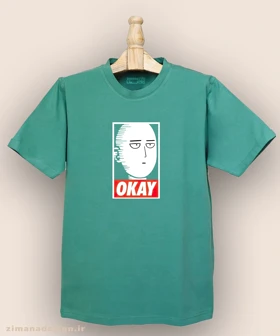 تیشرت مردانه و زنانه طرح وان پانچ من شخصیت سایتاما کد 899