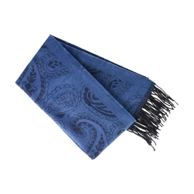 شال گردن طرح سنتی آبی