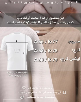 تیشرت بیسکوییتی دال
