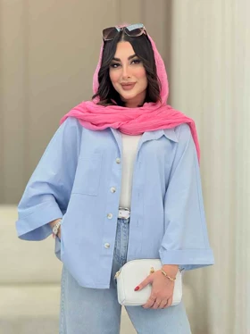 مانتو پانچ تک جیب پشت پیله