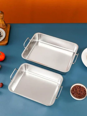 تابه سرو دسته دار مستطیل سیلور