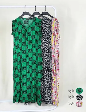 پیراهن زنانه نخی پاپیونی کد : 100202B