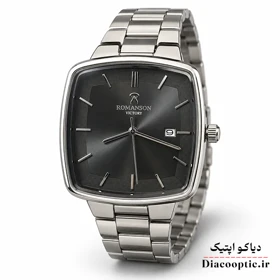ساعت مچی مردانه موتور ژاپن اصلی برند رمانسون مدل RV2501M استیل مربعی
