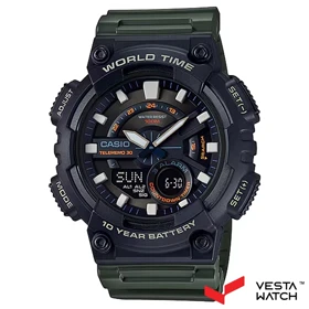 ساعت مچی مردانه کاسیو CASIO مدل AEQ-110W-3AVDF