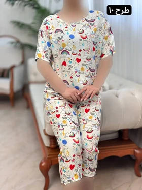 تیشرت شلوارک نخی 3143