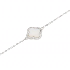 دستبند نقره ونکلیف کد 351235