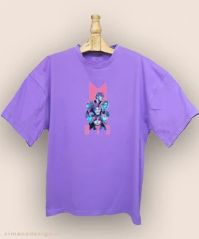 تیشرت لش مردانه و زنانه طرح بی تی اس کد 935