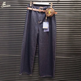 شلوار واید لگ جین کوتاه کد 28