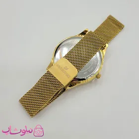 ساعت مچی سواروسکی زنانه موتور ژاپن مدل طلایی مشکی