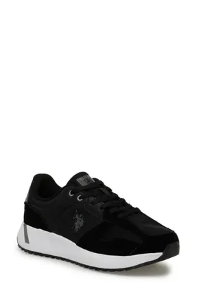 کفش اسپورت روزانه روزانه U.S.POLO ASSN.PETER SU 4FX BLACK GRY COMFORT POLO24EYPETERSUS
