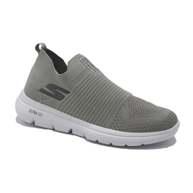 کتانی مردانه بافت مدل اسکیچرز Skechers رنگ طوسی